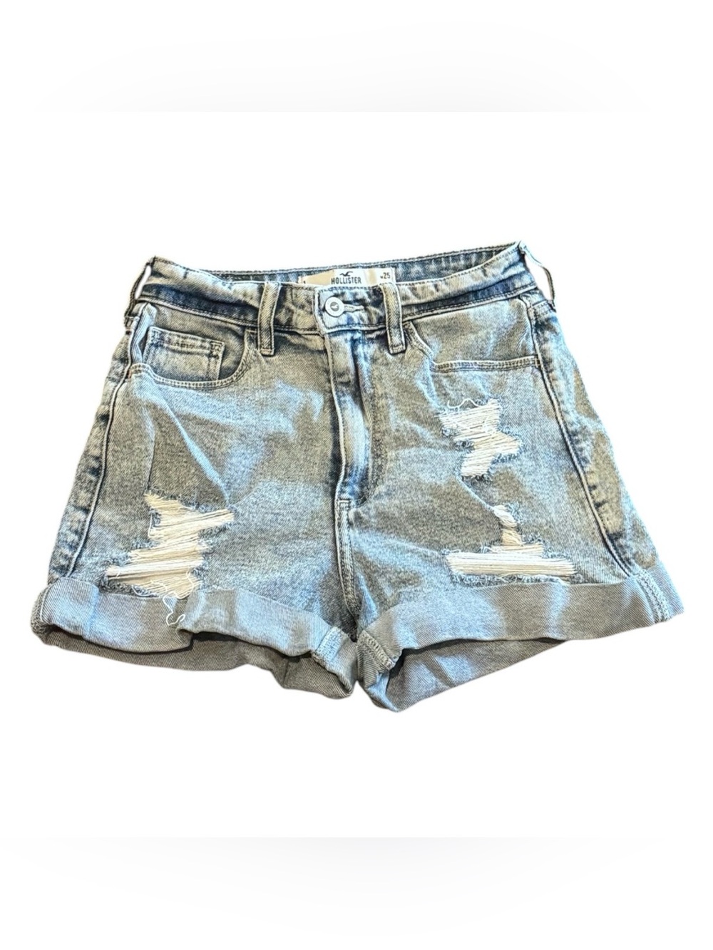 Hollister Curvy Ultra-High Rise Mom Short 3”, size 25